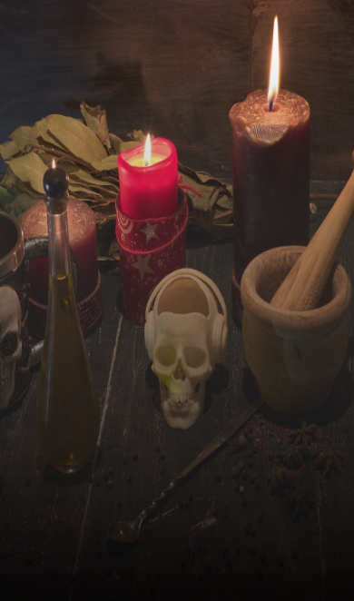 Mystical dark spiritual
